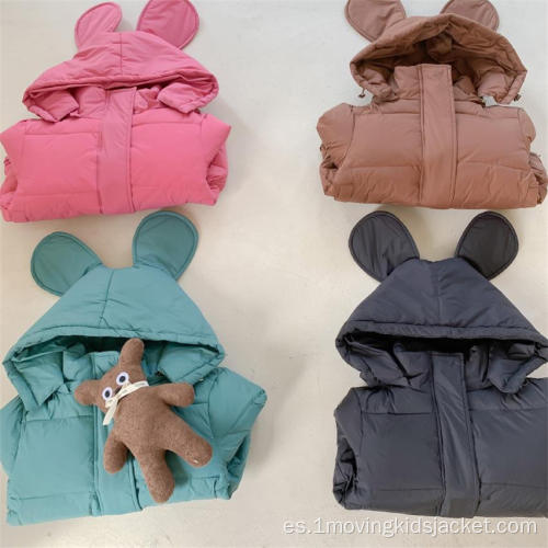 Chaqueta de plumón de moda infantil